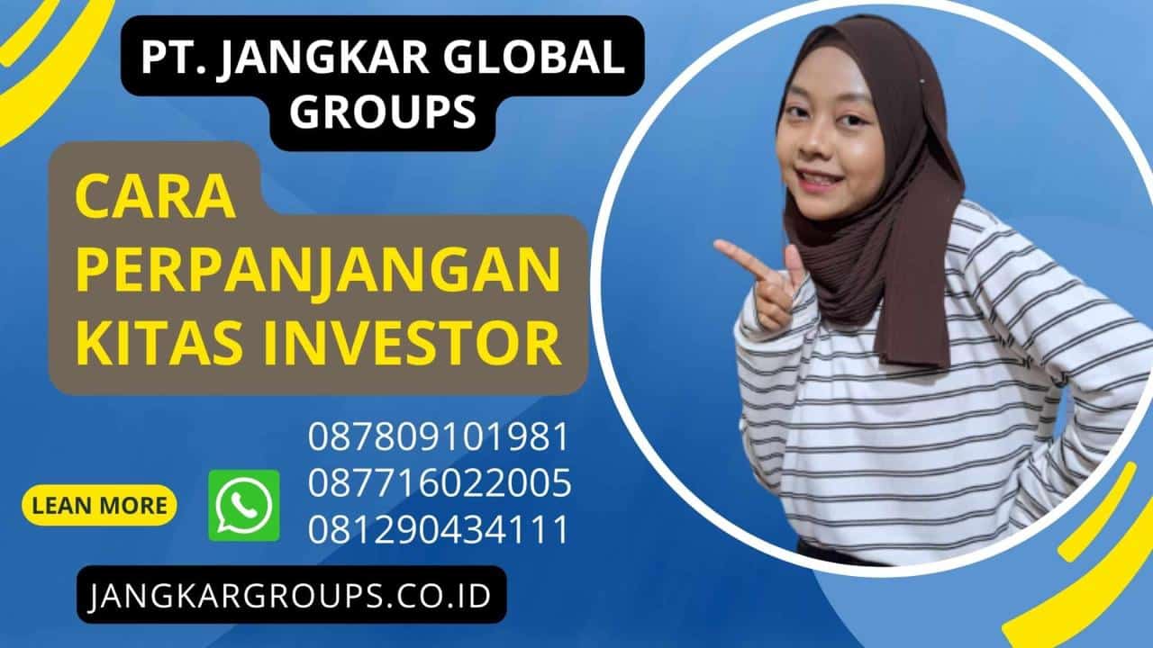 Agent KITAS Investor Pemegang Saham