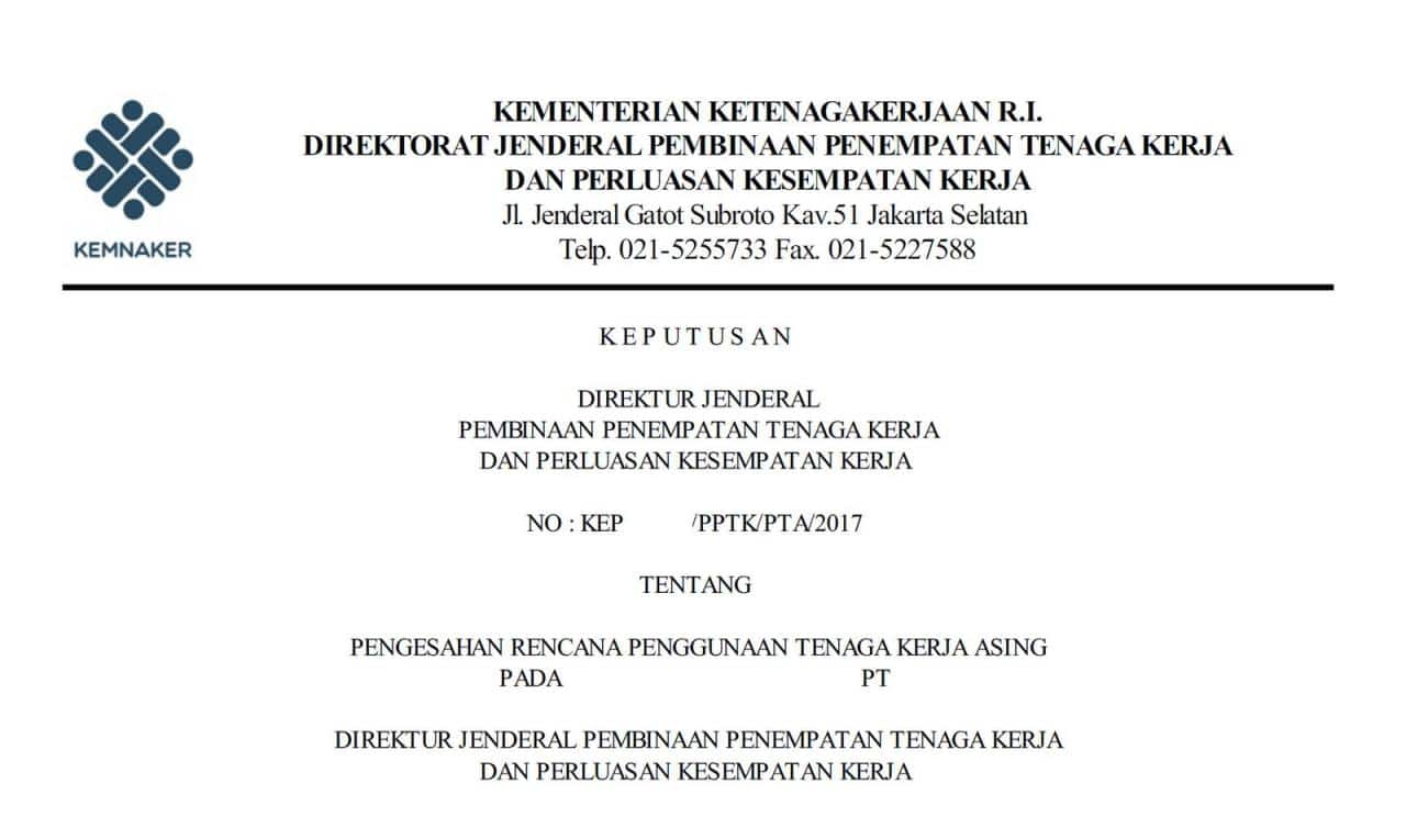 Peraturan RPTKA di Bandung untuk Tenaga Kerja Asing di Bidang Manufaktur