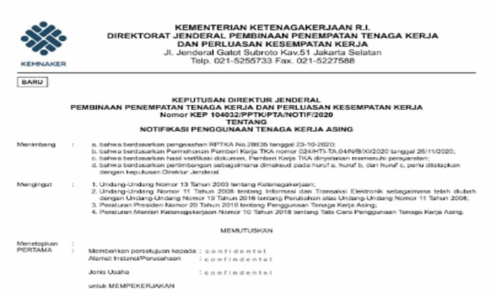 Perusahaan Jasa Pengurusan RPTKA di Bandung: Mudah dihubungi