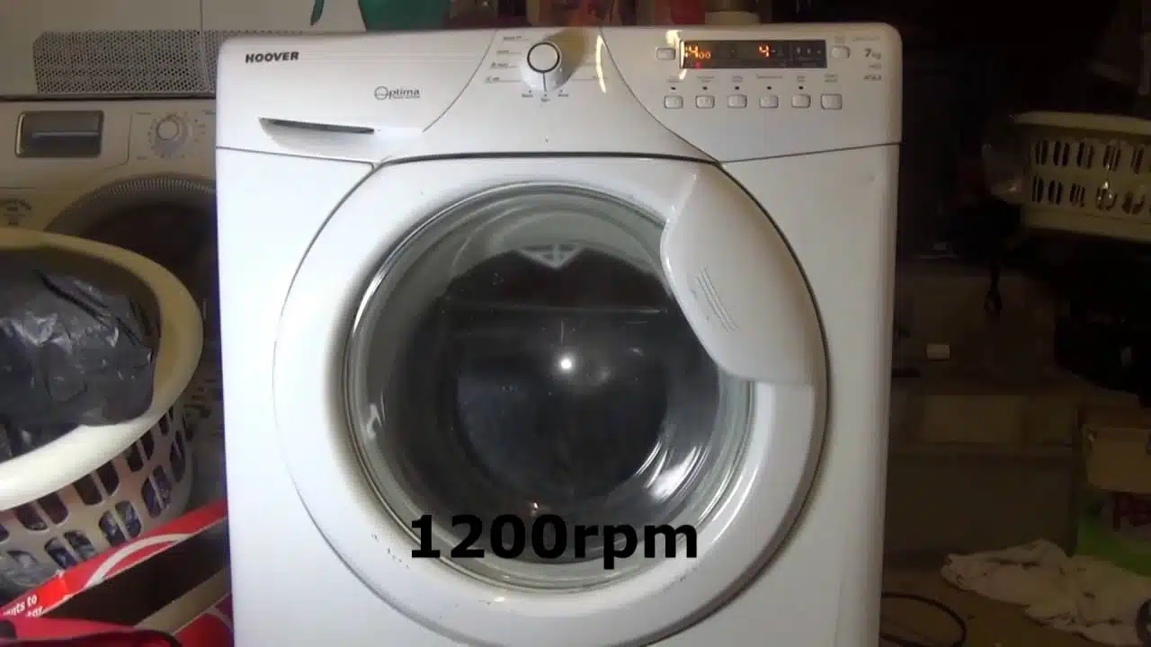 Washing spin machine only hoover optima cycle