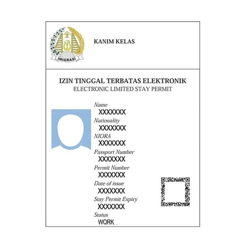 Beda Niora Dan Permit Number KITAS